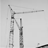 Byggnadsarbete, lyftkran.
Örebro söder.