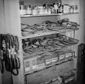 Allmotor AB, affärsinteriör med Liton fläktremmar.
Motor Wallin.