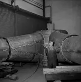 Vretstorpsverken, interiör, en man.