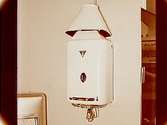 Kvarntorps gasol, vattenberedare på väggen.