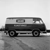 Skåpbil.
Elektro-Helios Kundtjänst.