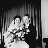 Bröllop, brudpar.
Anita