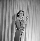 Hagströms orkester, en kvinna.