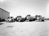 Gustafsson & Görtz, järnlagret, lastbilar.