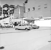 Bensinstation och byggnader.
Görtz-Motor AB.