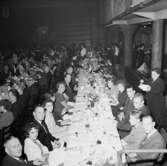 Oscarias 50 årsjubileum.Interiör, grupp.