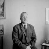 En man.Bilden tagen för pass.