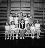 Gymnastik, flickgrupp.
Karlslunds Idrottsförening (K.I.F.)