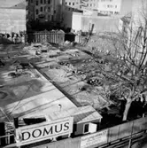 Konsum Domus, under byggnadsarbetet.