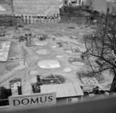 Konsum Domus, under byggnadsarbetet.
