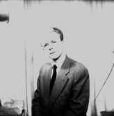 En man, bröstbild.SjöbergBilden tagen för pass.