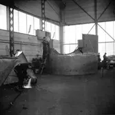 Vretstorpsverken, interiör, en man.