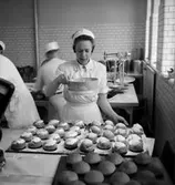 Konsum Rosta, bageriet, interiör.