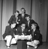 Söderlunds orkester, sex män.