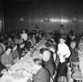 Konsums restaurang, interiör, personalfest.