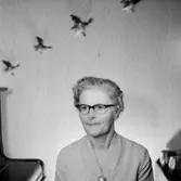 En kvinna, bröstbild.Fam. Sörling