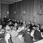 Konsums restaurang, interiör, Karl Perssons 60-årsmiddag.