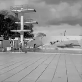 Gustavsvik, simning, familjegrupp.
Axel och Brita med barnen.