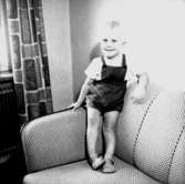 Rumsinteriör, en pojke.
Holger Viberg (beställare)