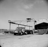 Gustafsson & Görtz, järnlagret, en lastbil.