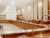 Sparbanken, interiör.
Siemens elfirma.