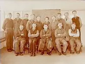 Yrkesskola, svetsare 1, gruppbild.