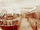 Turmans konfektionsfirma, affärsinteriör.