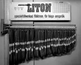 Allmotor AB, affärsinteriör med Liton fläktremmar.
Motor Wallin.