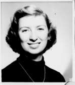 En kvinna, bröstbild.Jette Kjaer