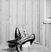 Ett par skor.
Oscaria Skofabrik.