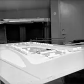 Modell för bandy- och ishockeyplan.
Stadsarkitektkontoret.