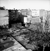 Konsum Domus, under byggnadsarbetet.