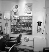 Frisersalong, interiör.
Åke Andersson (beställare).