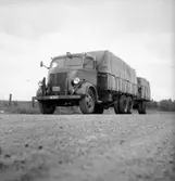 En lastbil.
Bilden tagen för Svea-annons.