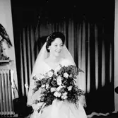 Bröllop, brud.
Anita