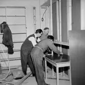 Oscarias nya affär, interiör, inredning.