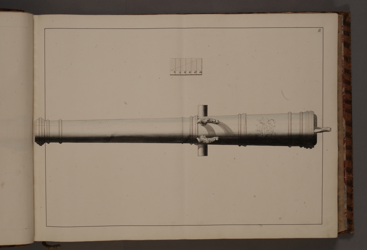 Kjell Hedberg, Imaging depicting old Swedish piece of metal lying on the fortresses of the kingdom, with the coat of arms of Vasaättens and the letters GARS. Included in volume with depicted older Swedish fire pipes kept on fortresses and fire pipes conquered in the years 1598-1679.