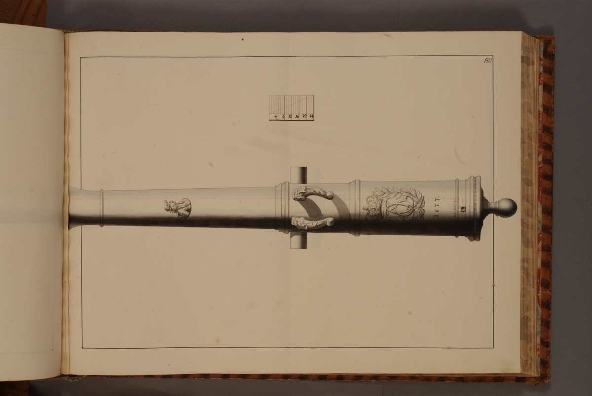 Kjell Hedberg, Image depicting Danish trophy with Kristian V’s weapon. Included in volume with depicted older Swedish fire pipes kept on fortresses and fire pipes conquered in the years 1598-1679.