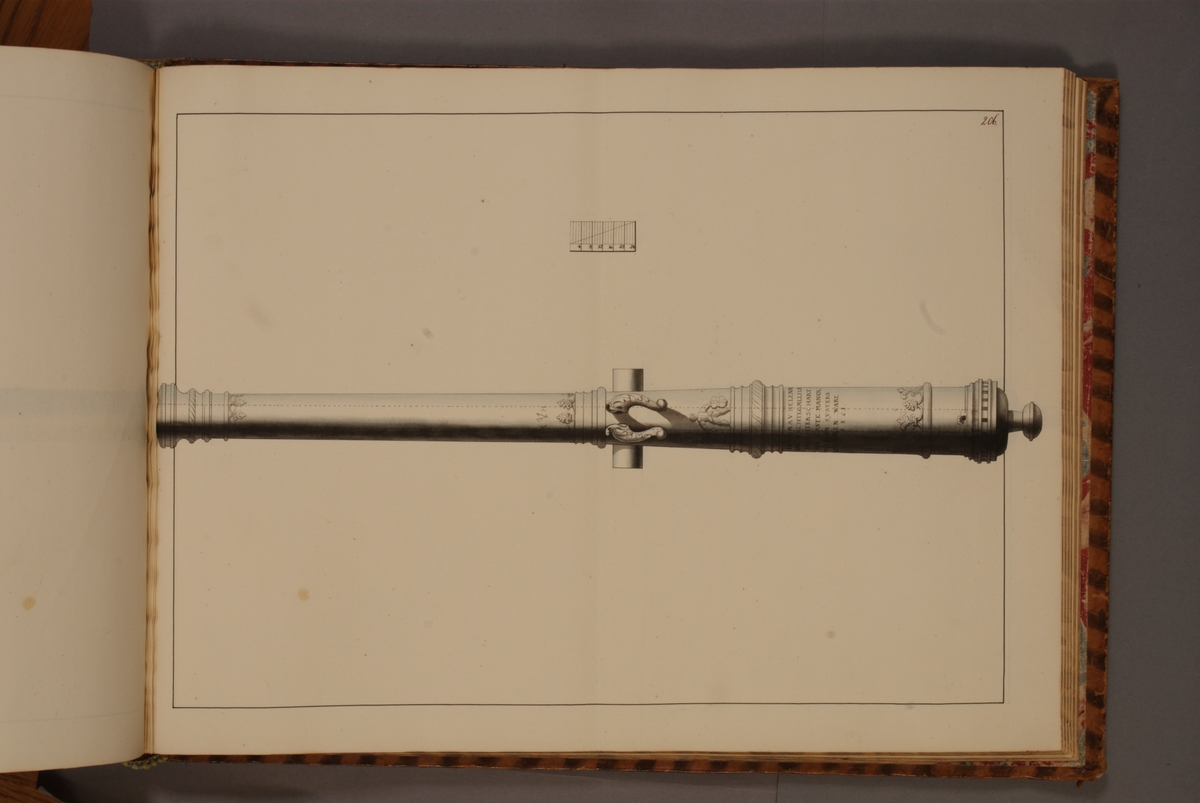Kjell Hedberg, Image depicting trophy of unknown nationality. Included in volume with depicted older Swedish fire pipes kept on fortresses and fire pipes conquered in the years 1598-1679.