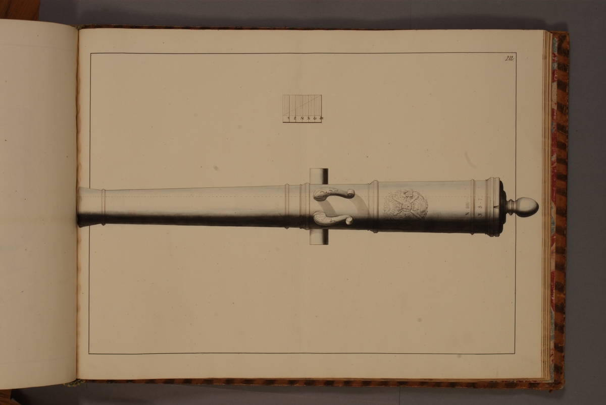 Kjell Hedberg, Image depicting Spanish trophy taken at Mainz in 1632. Included in volume with depicted older Swedish fire pipes kept on fortresses and fire pipes conquered in the years 1598-1679.