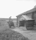 Kullängsstugan, exteriör.1 oktober 1940.