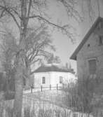 Vedevågs brukskyrka, exteriör.
24 mars 1941.