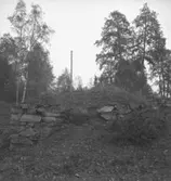 Grecksåsar. Mur (fornlämning, ruin?)
1 oktober 1942.