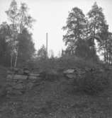 Grecksåsar. Mur (fornlämning, ruin?)
1 oktober 1942.