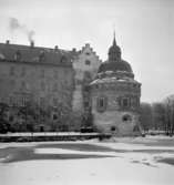 Örebro slott, exteriör.
14 januari 1943.