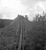 Lindesby hytta, exteriör.
8 juli 1943.