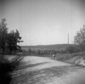 Linde, utsikt, väg.
1943.