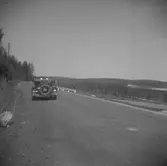 Linde, utsikt, väg.
1943.