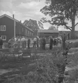 Siggebohyttans bergsmansgård, exteriör.
27 juli 1947
