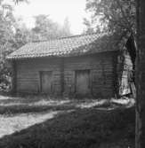 Öby by, byggnad.27 juli 1948.